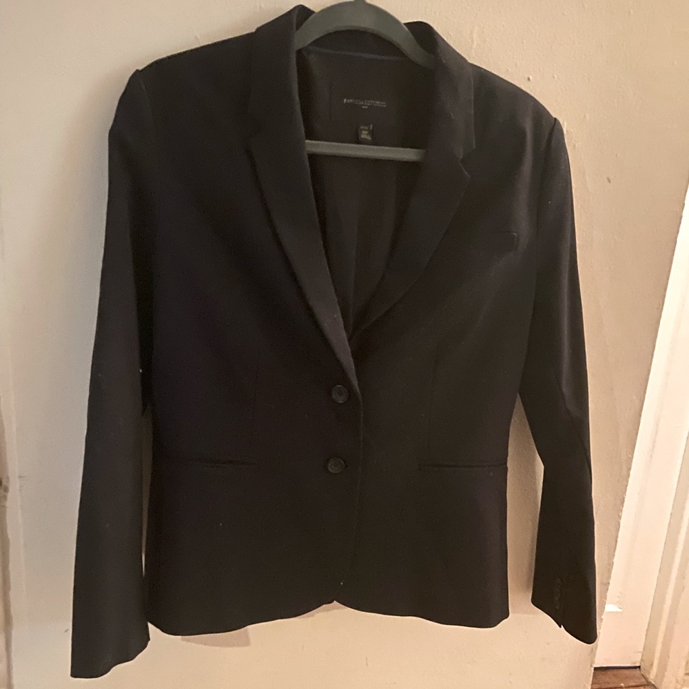 Banana Republic womens black blazer 12 petite